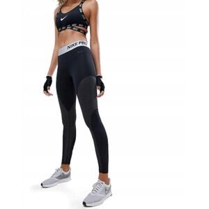 Nike Pro Women's XS Black Leggings Dri-Fit 7/8 Length NWT